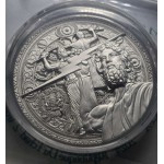 ZEUS AT OLYMPIA 2 Oz Silver Coin 10000 Francs Chad 2024 GOLD AND SILVER BULLION