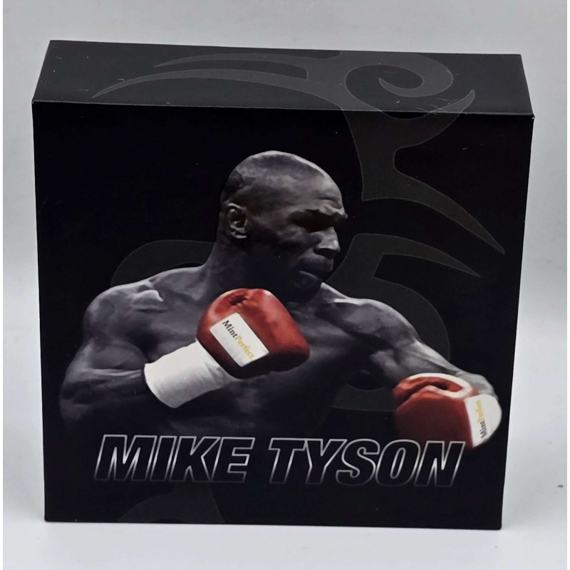Samoa Mike Tyson Silver 1oz .999 Proof Colored Coin 2024 GOLD AND SILVER BULLION