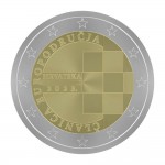 CROATIA BU 2 EURO 2023 First 2 Euro in Official box Proof BE WORLD COINS