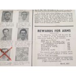 CYPRUS EOKA 1957 OUTDOOR WALL POSTER OF WANTED EOKA FIGHTERS ANTIQUES & OTHER COLLECTIBLES