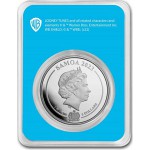 Samoa 1 oz silver Coin Looney Toons TWEETY 2023 BU COLOURED GOLD AND SILVER BULLION