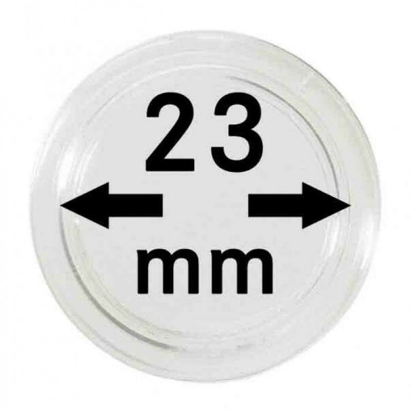 Lindner Coin capsules Ø 23 mm Pack of 10 For Gold sovereign coin ACCESSORIES & SUPPLIES