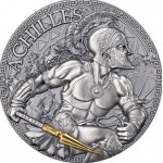 Achilles 2023 Great Greek Mythology 2 Oz Silver Coin GOLD AND SILVER BULLION