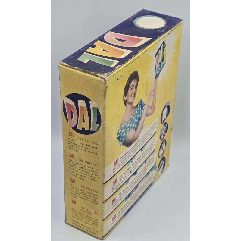 Vintage Cyprus DAL unopened washing Powder 1960 ANTIQUES & OTHER COLLECTIBLES