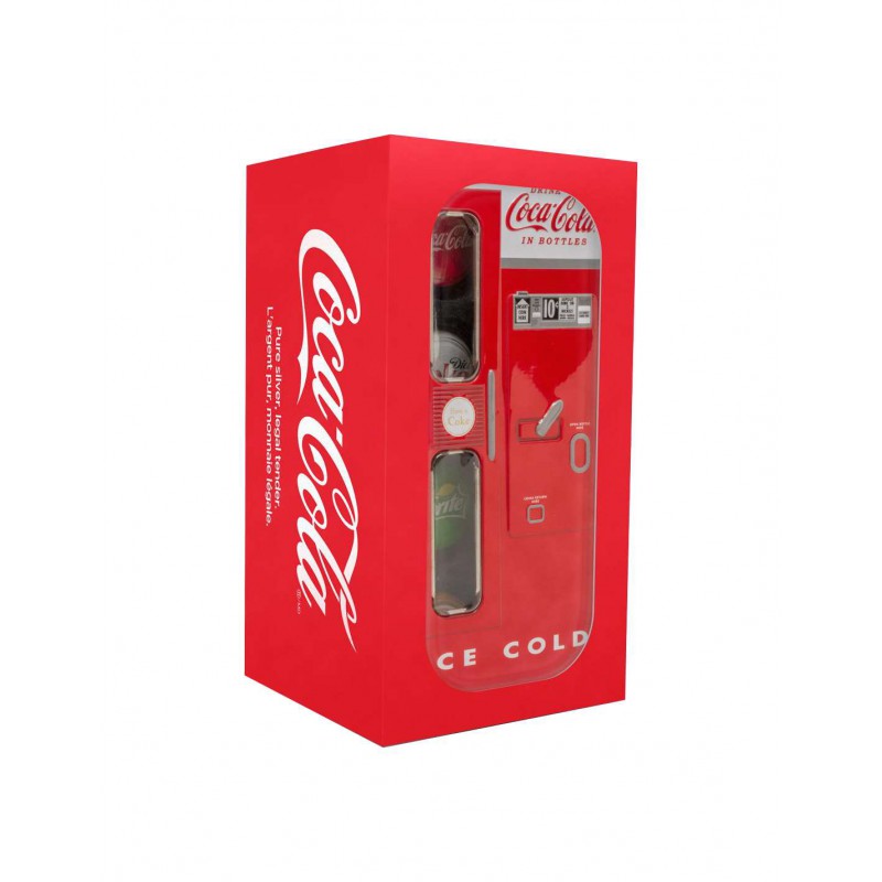 FIJI 2020 COCA COLA VENDING MACHINE CAP SHAPED SILVER PROOF COINS GOLD AND SILVER BULLION