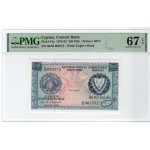 CYPRUS 250 MILS 1976 BANKNOTE GEM UNC PMG 67 p41c WORLD BANKNOTES