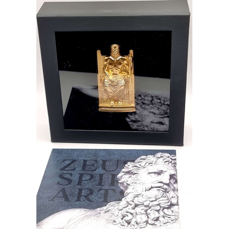 Cook Islands 2022 ZEUS FATHER OF THE GODS 3 Oz Silver Coin GOLD AND SILVER BULLION