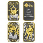 NORSE GODS – ODIN THOR LOKI 3 x 1oz Silver Bars Special Edition GOLD AND SILVER BULLION
