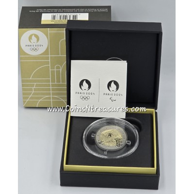 FRANCE 2024 Paris 2 Euro coin BE Eiffel Tower Reverse Proof