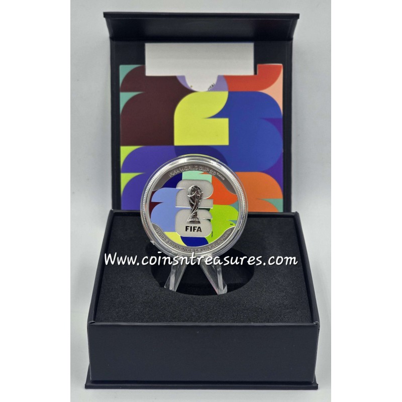 FIFA World Cup 2026 Canada We Are 26 Silver 1 oz. Coin GOLD AND SILVER BULLION