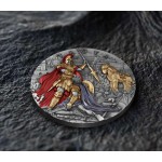 TROYA Greek mythology 2 Oz Silver Coin 5$ Niue 2024 GOLD AND SILVER BULLION