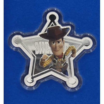 Disney Pixar 2025 Toy Story Woody 1 oz Silver Proof coin