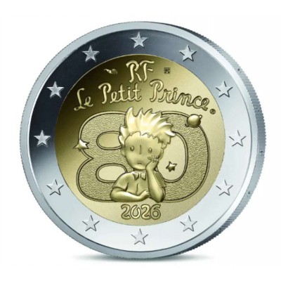 France 2026 The Little Prince Reverse Proof 2 euro Coin