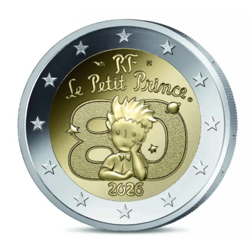 France 2026 The Little Prince Reverse Proof 2 euro Coin WORLD COINS