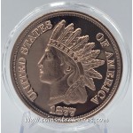 Indian Head Cent 1 oz .999 Fine Copper Round coin GOLD AND SILVER BULLION