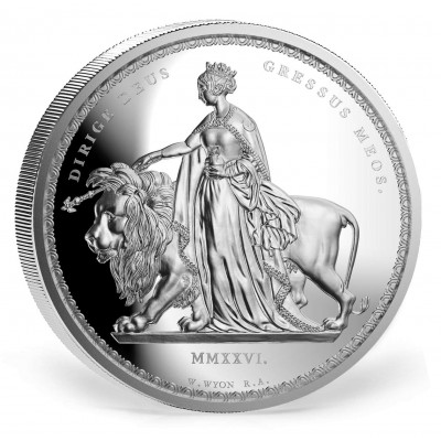 Una and the Lion 2026 Falkland Islands 1 oz Silver Proof Coin