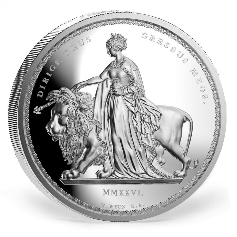 Una and the Lion 2026 Falkland Islands 1 oz Silver Proof Coin GOLD AND SILVER BULLION