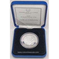 CYPRUS 2022 SILVER PROOF 5 EURO COIN ANCIENT LION OF AMATHUS