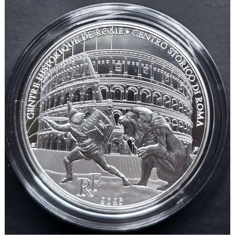 France 2025 The Colosseum UNESCO 10€ silver Proof coin WORLD COINS
