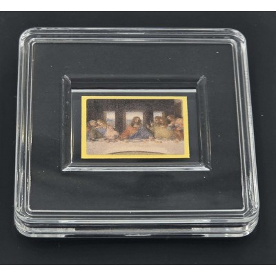 Tokelau Coin Bar 1/500 .999 Gold Da Vinci The Last Supper