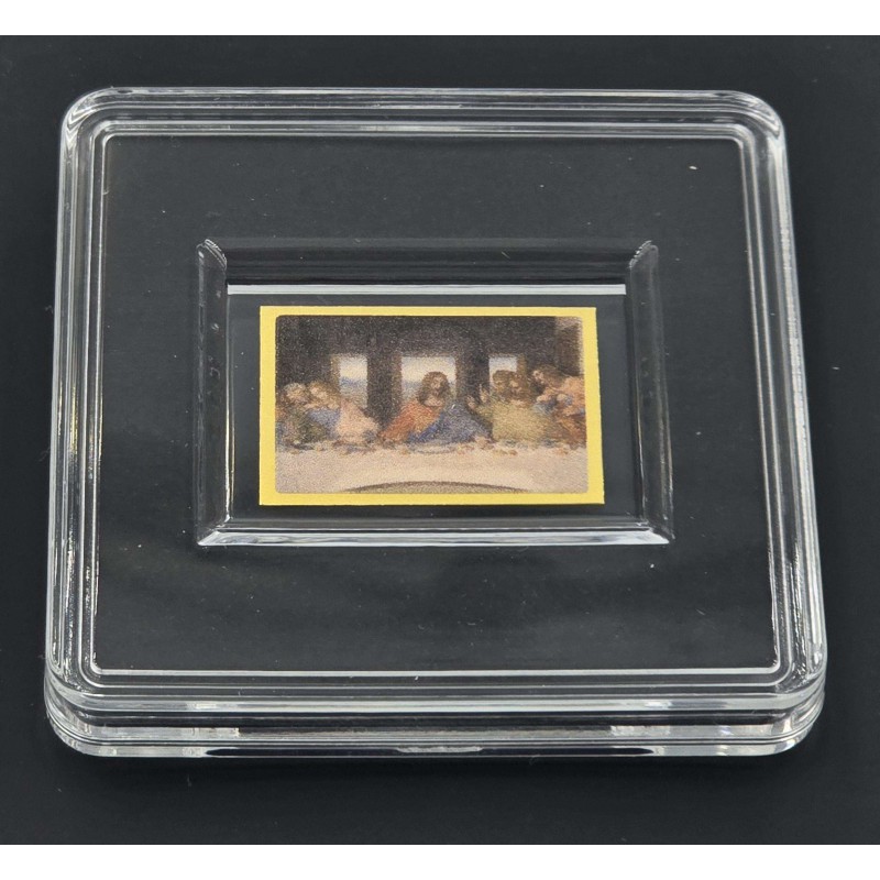 Tokelau Coin Bar 1/500 .999 Gold Da Vinci The Last Supper GOLD AND SILVER BULLION