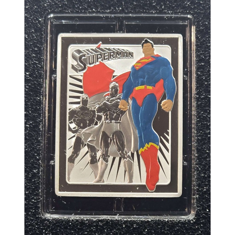 France 2025 DC Comics Superman silver bar Proof coin WORLD COINS