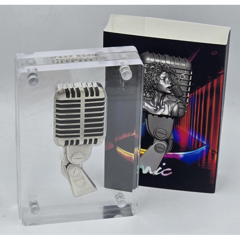 JAZZ SOUL MIC Voices of Music 2 Oz Silver Coin 2025 GOLD AND SILVER BULLION