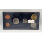 GREECE 1988 UNC COMPLETE YEAR DRACHMAS COIN SET IN CASE WORLD COINS