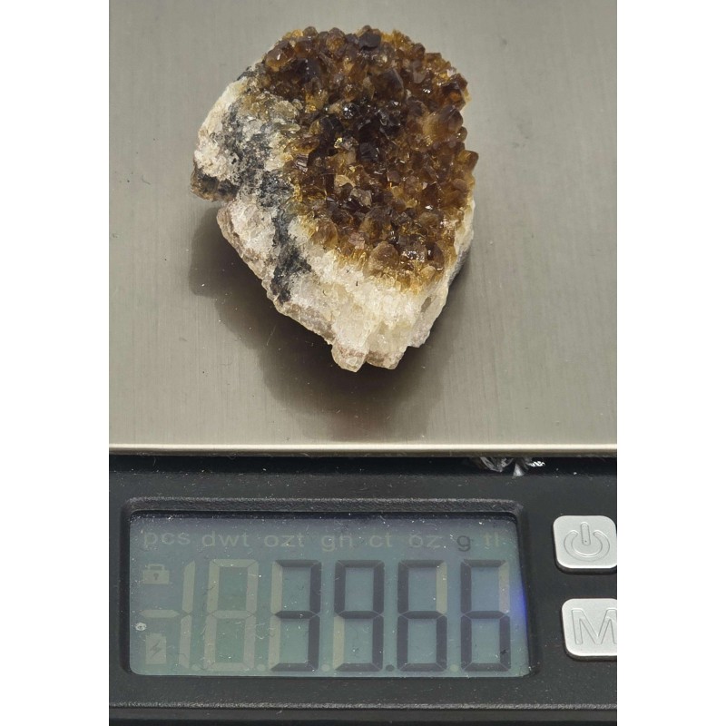 Citrine Gem Mineral Uncut crystal stone ANTIQUES & OTHER COLLECTIBLES