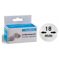 Leuchtturm Coin capsules for coins Ø 18 mm pack of 10