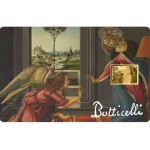 Botticelli collection 1/1000 Oz .999 Gold 3 coin cards Album GOLD AND SILVER BULLION