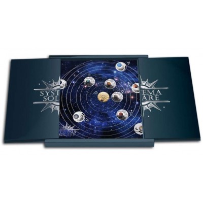 Belarus Solar System Silver Nine 9 Coin Set Proof 2012 Collection