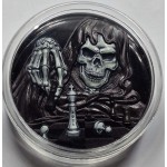 DARK CHECKMATE You Can't Cheat Death 3 Oz Silver Coin Palau 2021 GOLD AND SILVER BULLION