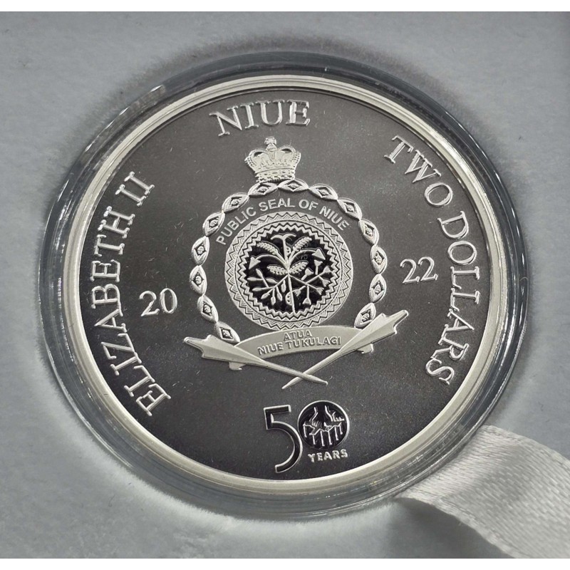 GODFATHER 50th Anniversary 1 Oz Silver Coin Niue 2022 GOLD AND SILVER BULLION