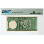 GREECE 50 DRACHMAI 1939 PMG 66 EPQ UNC BANKNOTE p107 WORLD BANKNOTES
