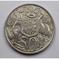 AUSTRALIA 50 CENT 1966 SILVER COIN OF QEII