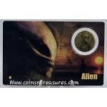 ALIEN 1/200 Oz Gold Coin card 30$ Liberia 2026 GOLD AND SILVER BULLION