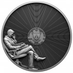 NIKOLA TESLA Bulb Inlay 2 Oz Silver Coin Cameroun 2023 GOLD AND SILVER BULLION