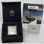 LION KING 30th Anniversary Silver Coin Bar 10€ Euro France 2024 WORLD COINS