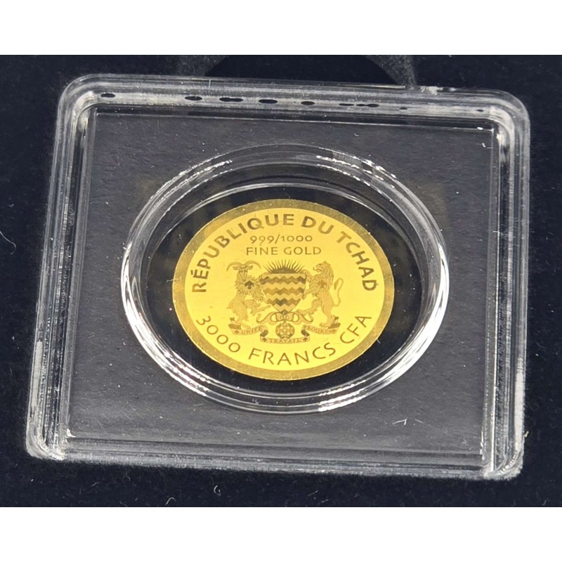American Basketball 1/1000 Oz Gold Coin 3000 Francs Chad GOLD AND SILVER BULLION