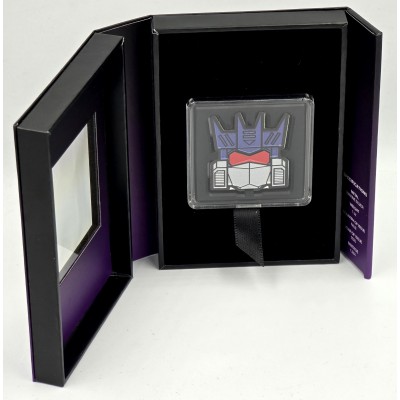 Transformers Heads Soundwave 1 oz Silver Proof coin