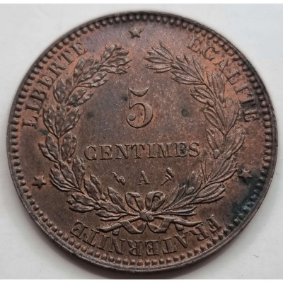 FRANCE 5 Centimes 1897 A coin