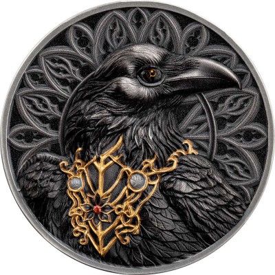 RAVEN Nocturne Creatures 1 Oz Silver Coin Cameroon 2025