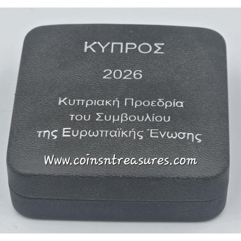 Cyprus 2026 Presidency of Council of Europe 2 euro Proof BE WORLD COINS