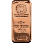 Germania Mint - 1kg Cu 999.9 pure copper Cast Bar GOLD AND SILVER BULLION