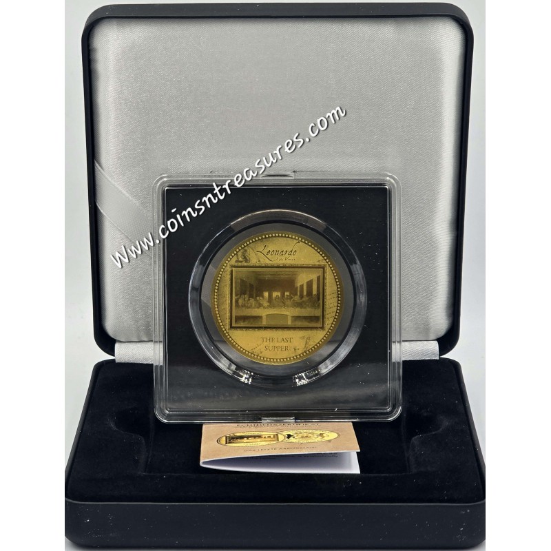 Da Vinci Last Supper 1/200 Oz Gold .999 coin GOLD AND SILVER BULLION