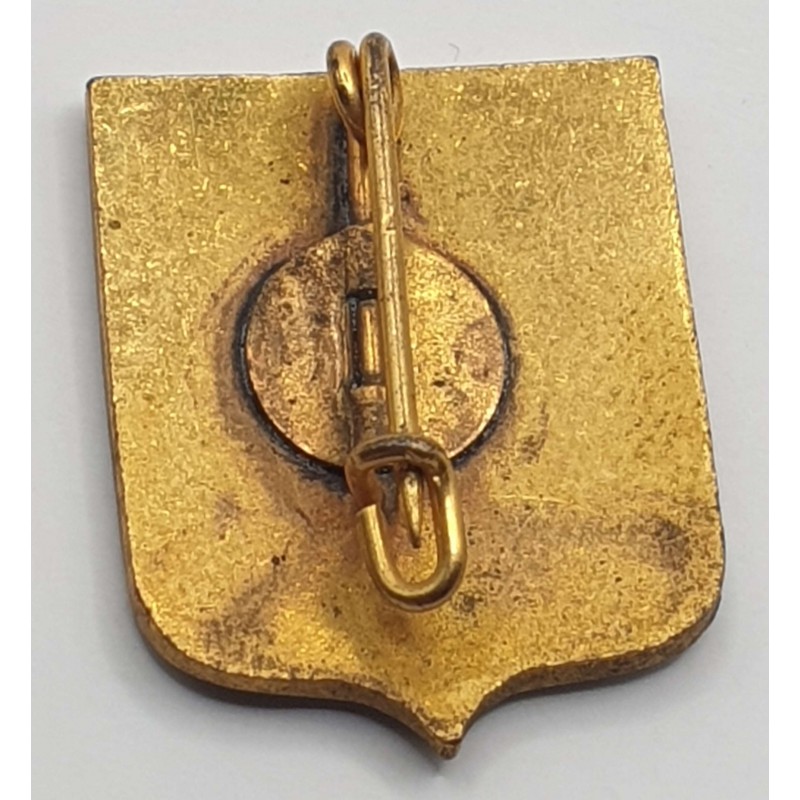 Vintage Enamel Boulogne Badge Pin ANTIQUES & OTHER COLLECTIBLES