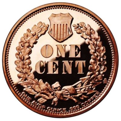Indian Head Cent 1 oz .999 Fine Copper Round coin
