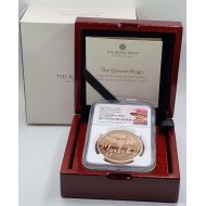UK Great Britain 2022 Gold Proof Five Pounds THE QUEEN'S REIGN NGC PF70 ULTRA CAMEO