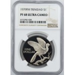 TRINIDAD AND TOBACO 1979 NGC PF68 ORTALIS BIRD WORLD COINS